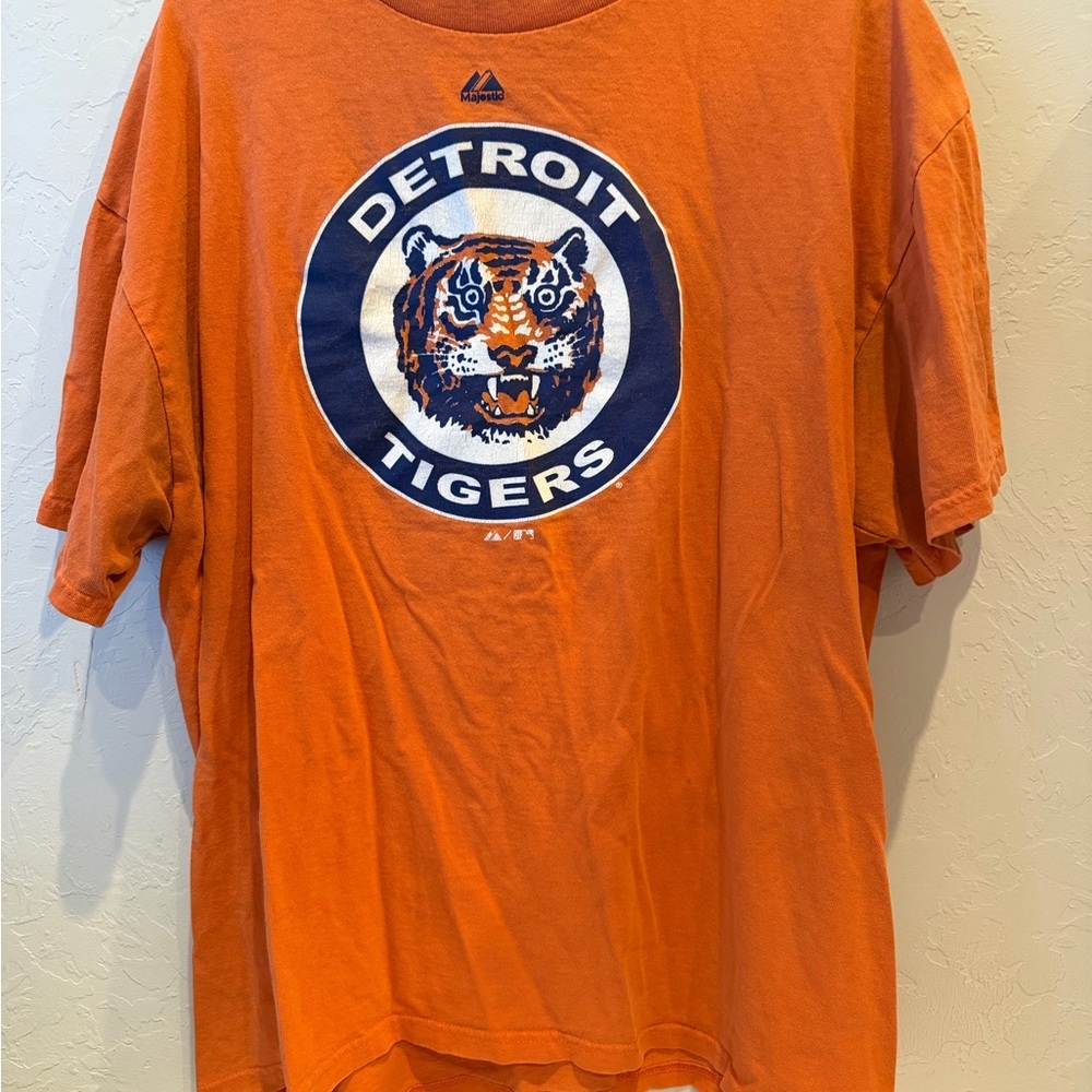 Vintage Majestic Threads Detroit Tigers 1961-1993 Cooperstown Logo